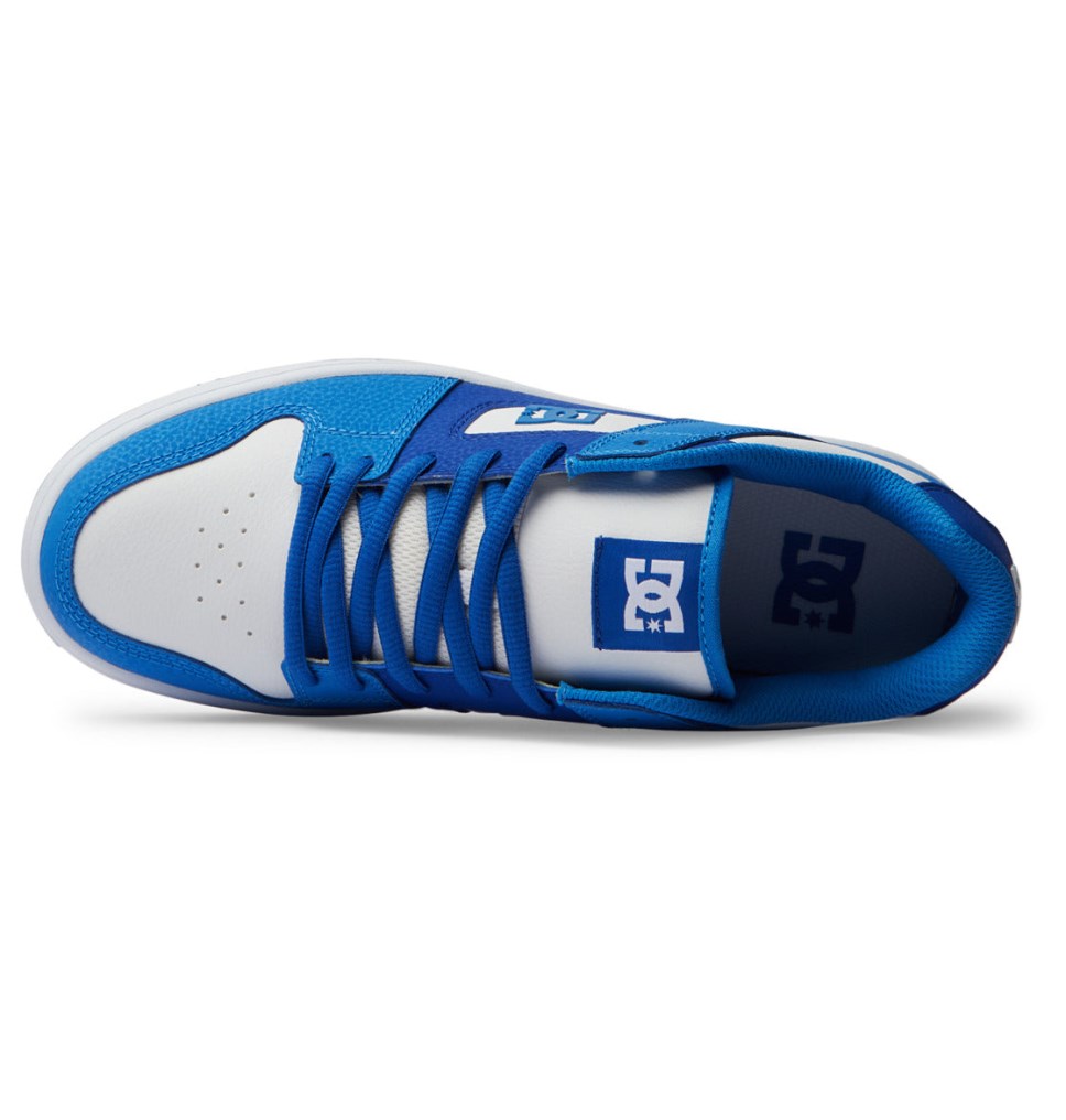 Basket DC Shoes France Manteca 4 Bleu Blanche Homme | HDF-4888031