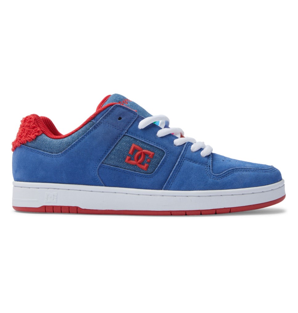 Chaussure Skate DC Shoes France Manteca 4 Bleu Rouge Homme | XZP-5983427