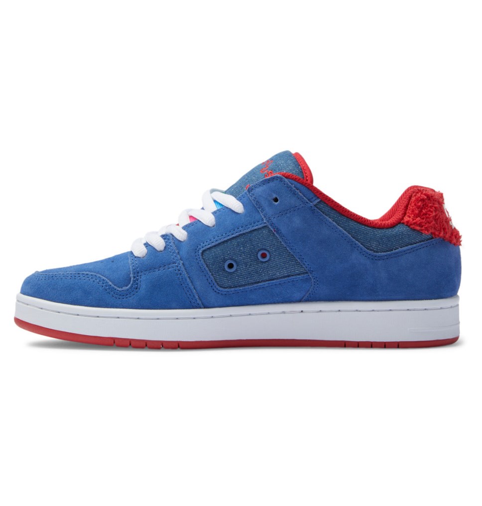 Chaussure Skate DC Shoes France Manteca 4 Bleu Rouge Homme | XZP-5983427