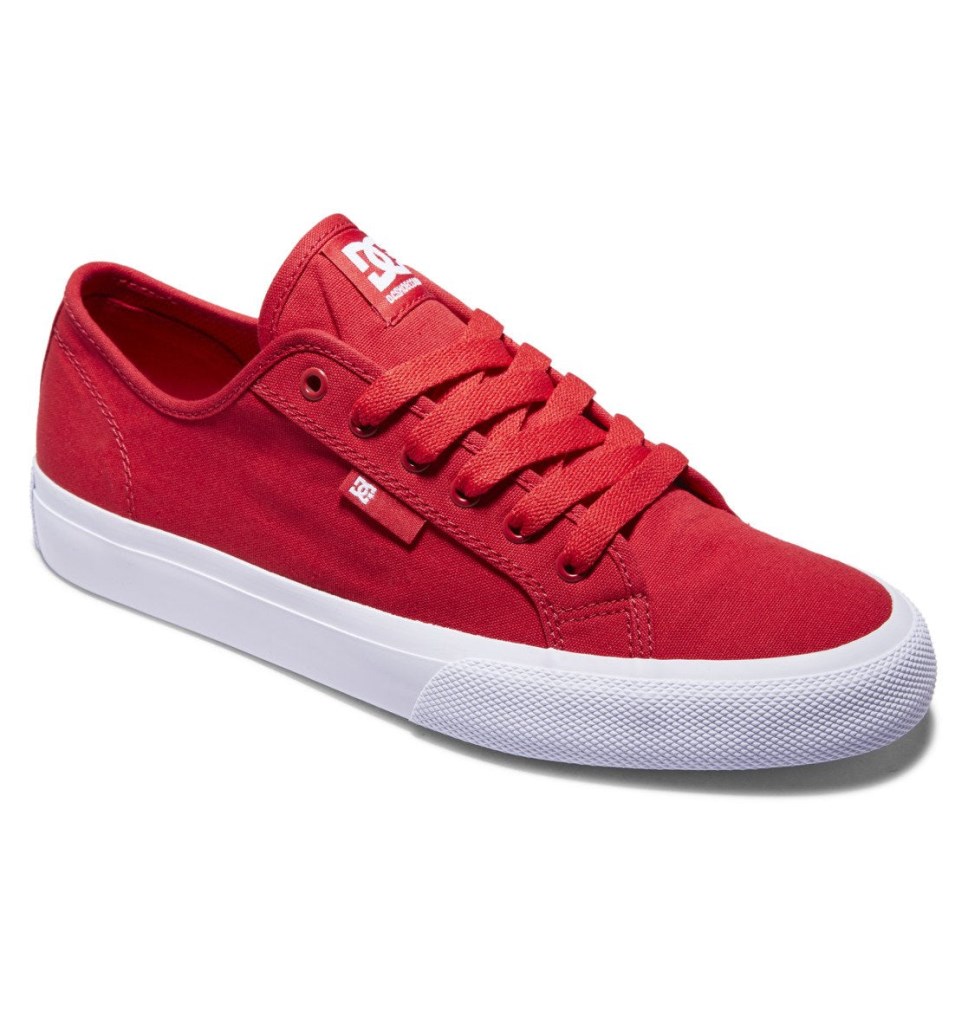 Basket DC Shoes France Manual Rouge Homme | OWS-8050486