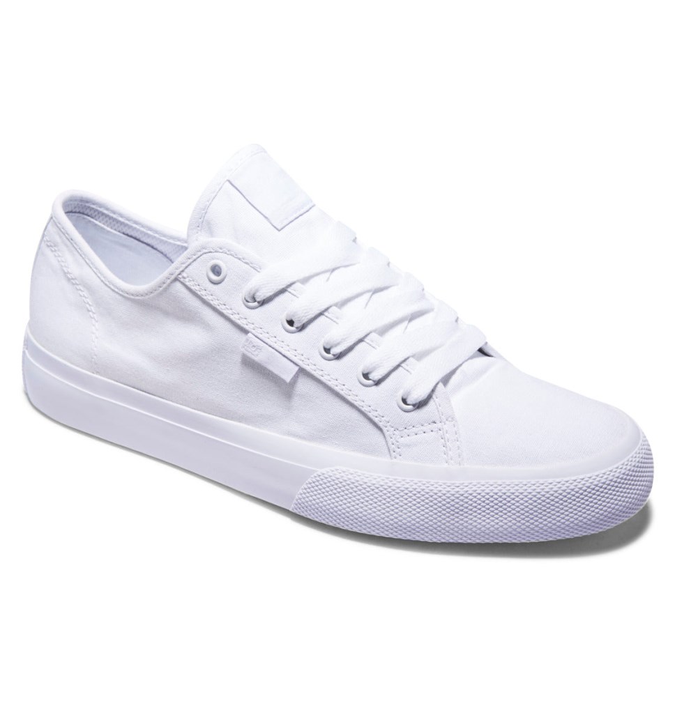 Basket DC Shoes France Manual Blanche Homme | BCQ-7868349