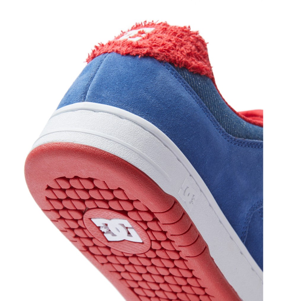 Chaussure Skate DC Shoes France Manteca 4 Bleu Rouge Homme | XZP-5983427