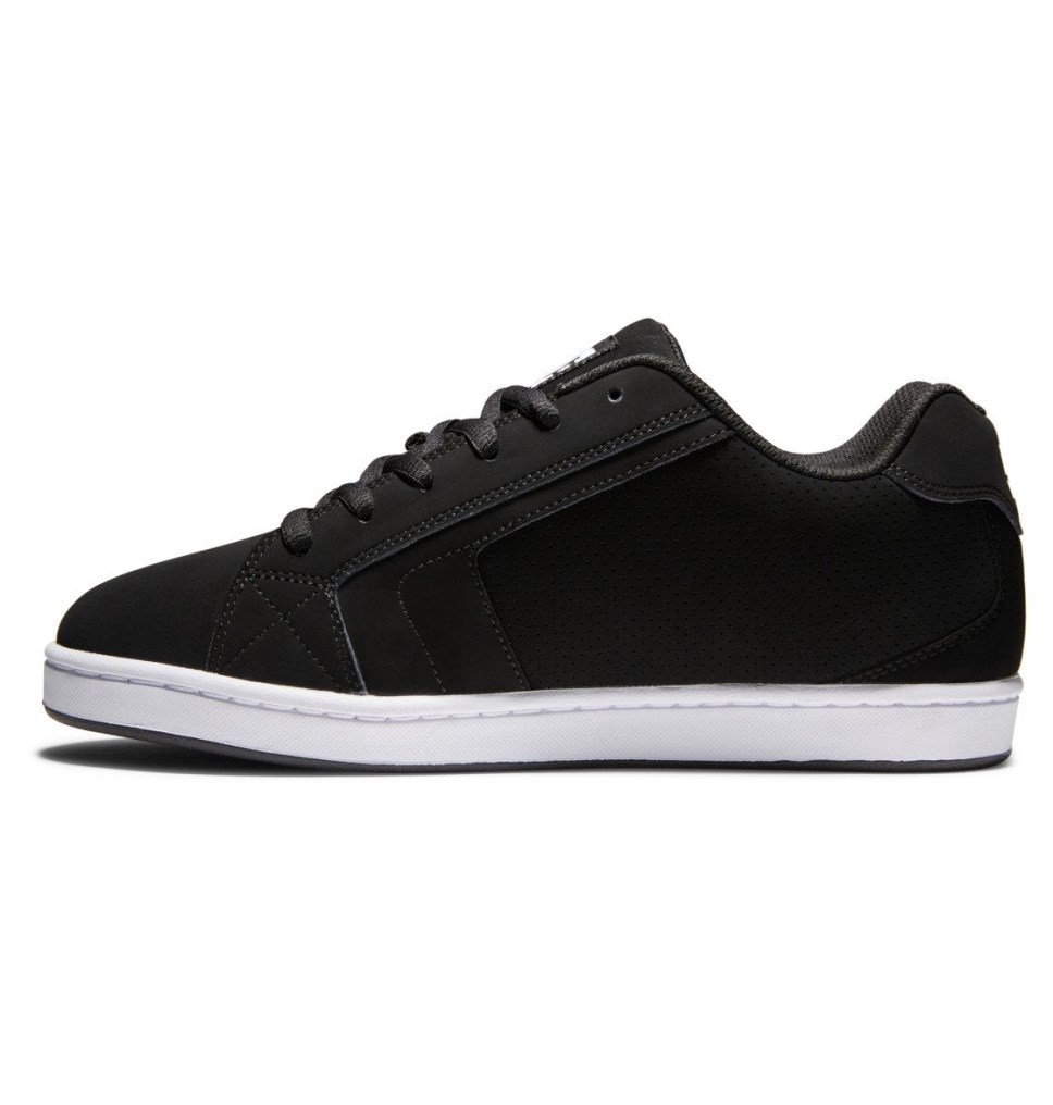 Basket DC Shoes France Net Noir Blanche Homme | GQQ-7384193