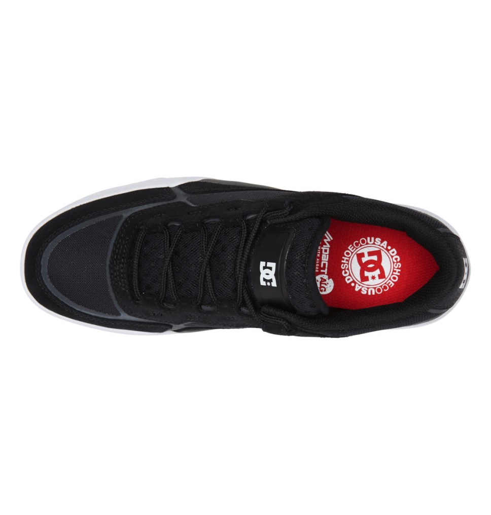 Chaussure Skate DC Shoes France Metric Noir Grise Homme | EMP-4613592