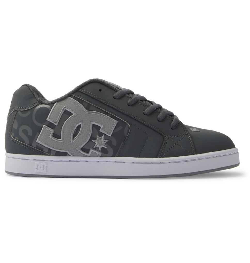 Basket DC Shoes France Net Grise Blanche Homme | ALH-8831899