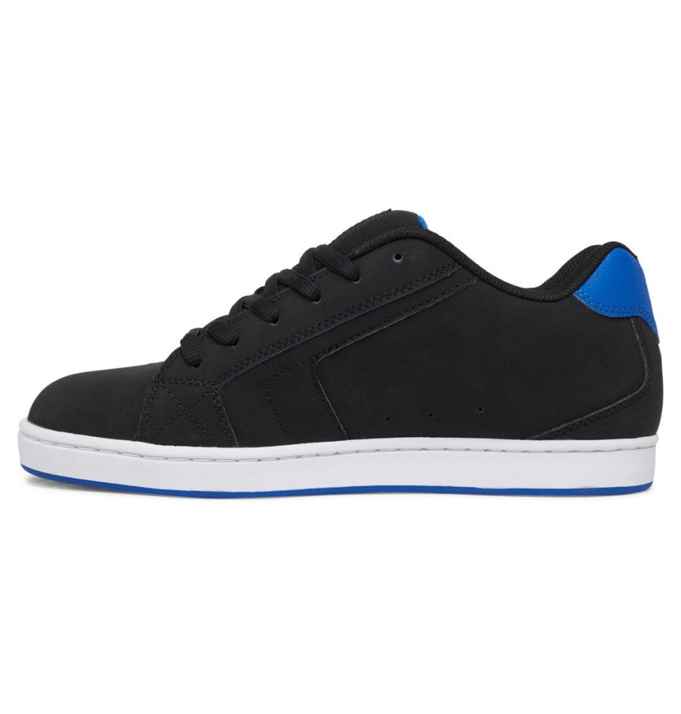 Basket DC Shoes France Net Noir Bleu Royal Homme | EUK-4419096