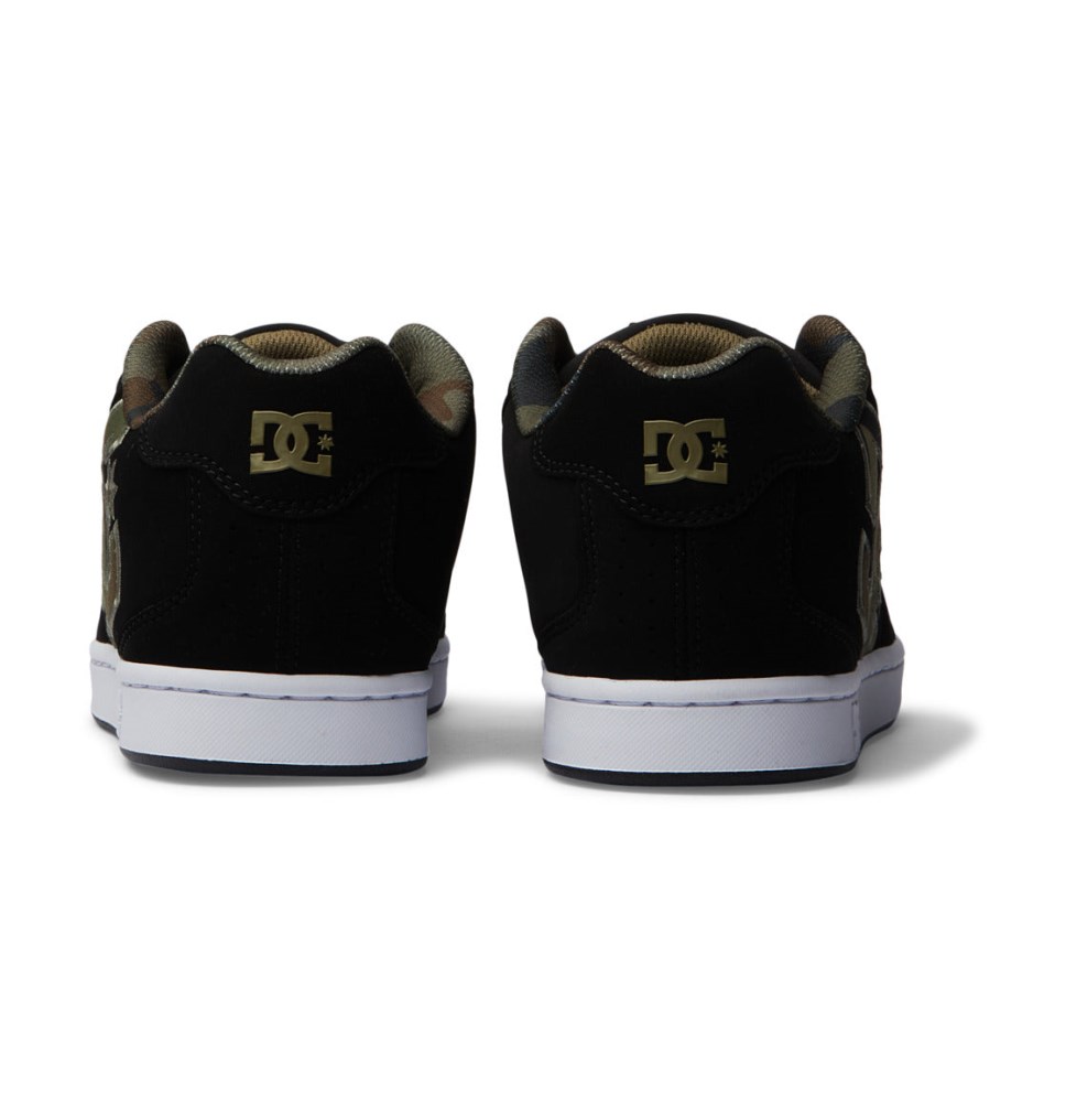 Basket DC Shoes France Net Noir Vert Noir Homme | EHD-9216664