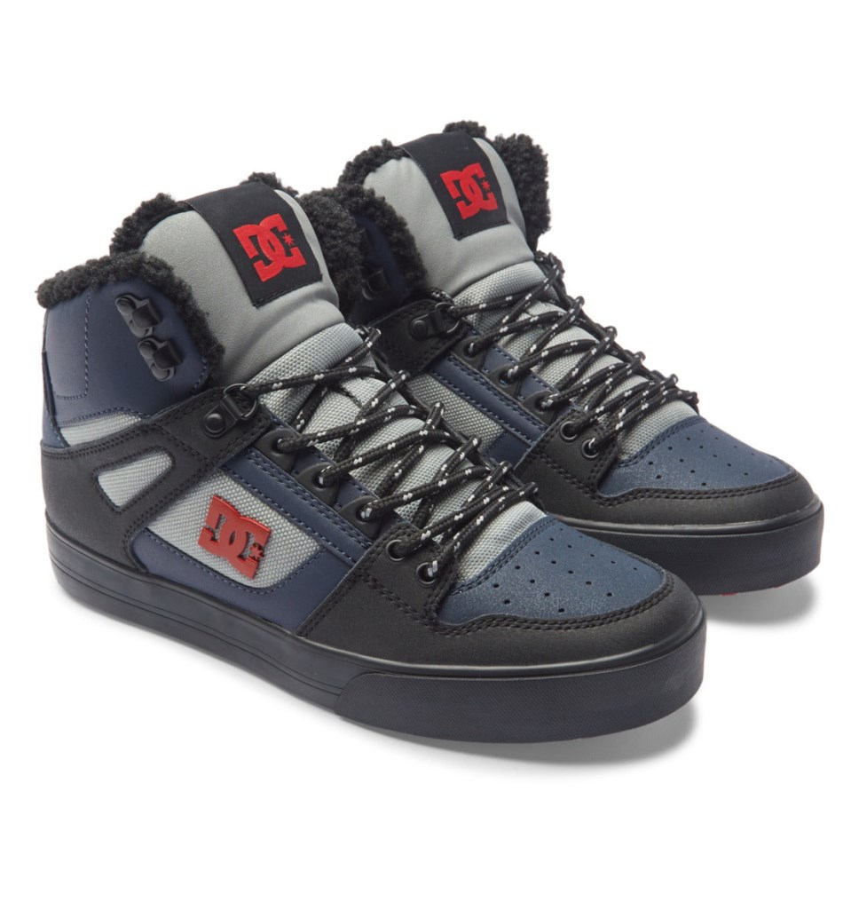 Chaussures D'hiver DC Shoes France Pure High-Top Bleu Marine Noir Homme | UCS-7352936