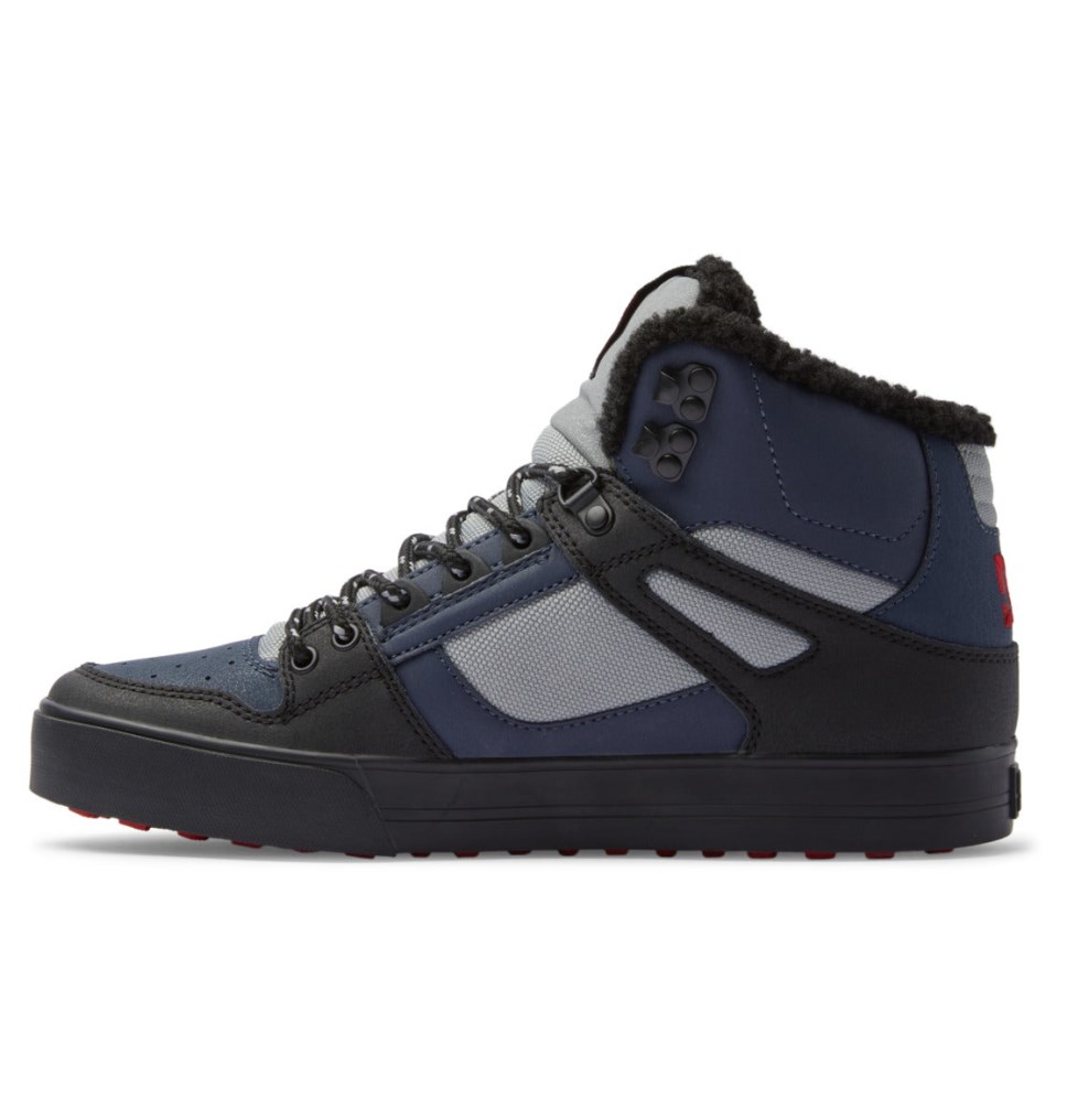 Chaussures D'hiver DC Shoes France Pure High-Top Bleu Marine Noir Homme | UCS-7352936