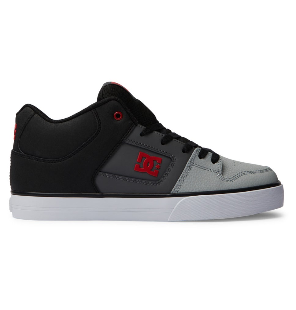 Basket DC Shoes France Pure MID Mid-Top Noir Grise Homme | JQF-1464608