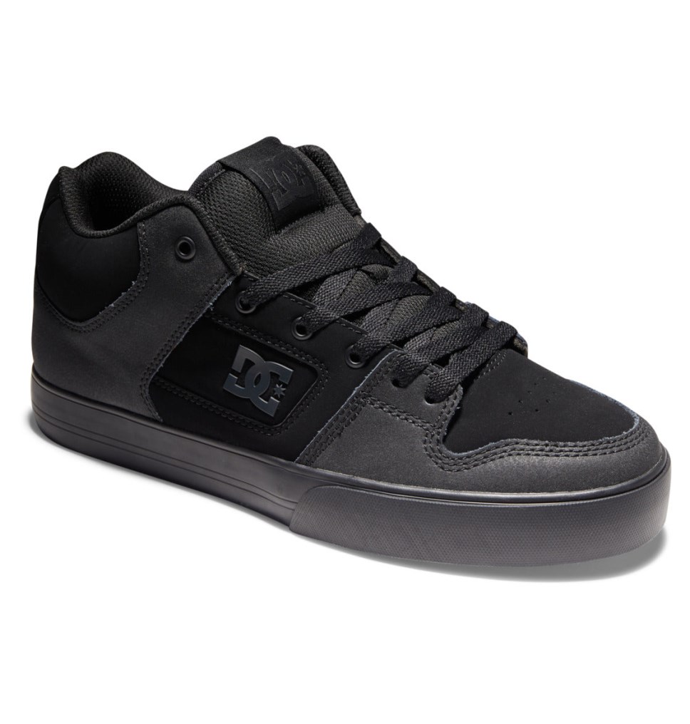 Basket DC Shoes France Pure MID Mid-Top Noir Homme | FQP-7618395