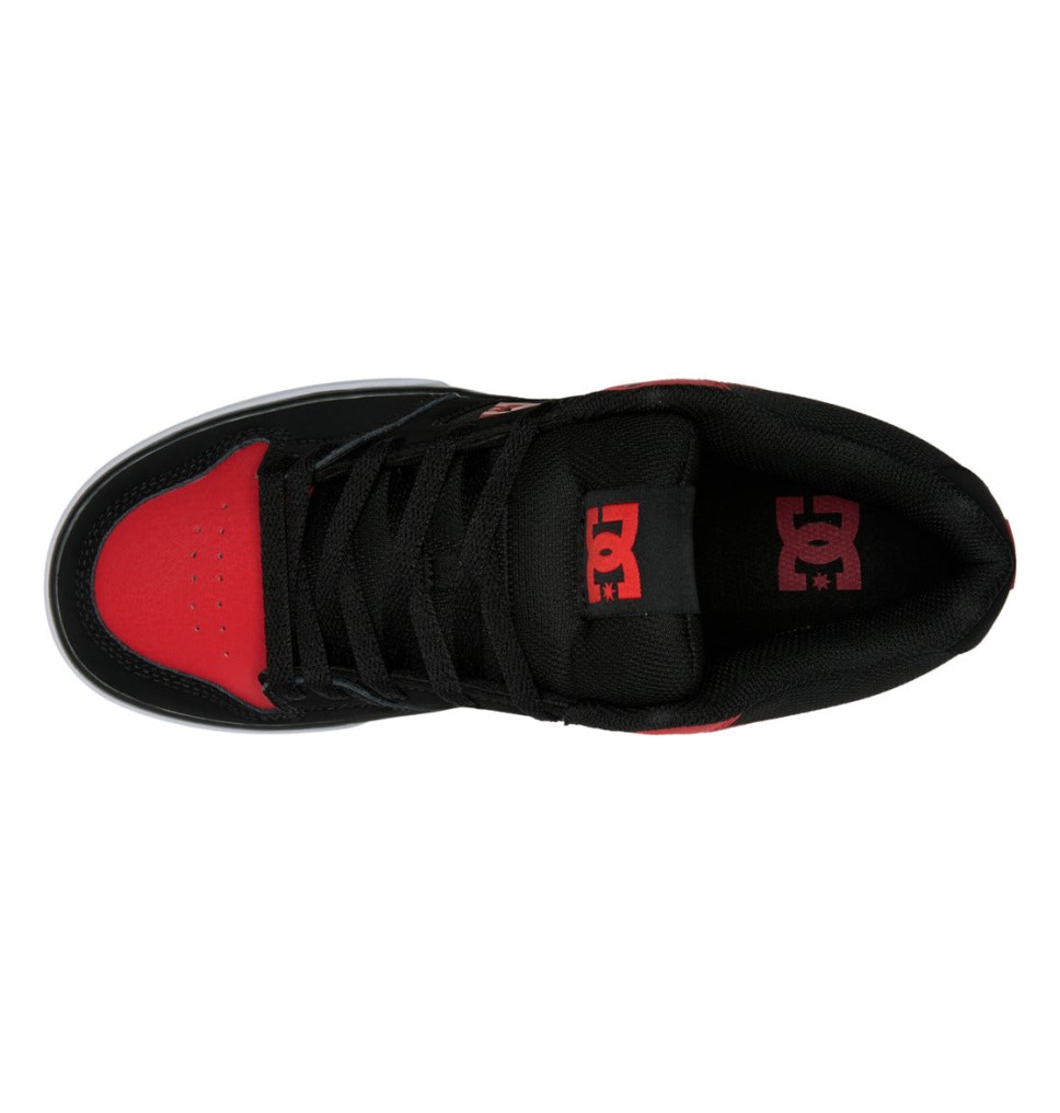 Basket DC Shoes France Pure MID Mid-Top Noir Rouge Homme | MKN-7598571