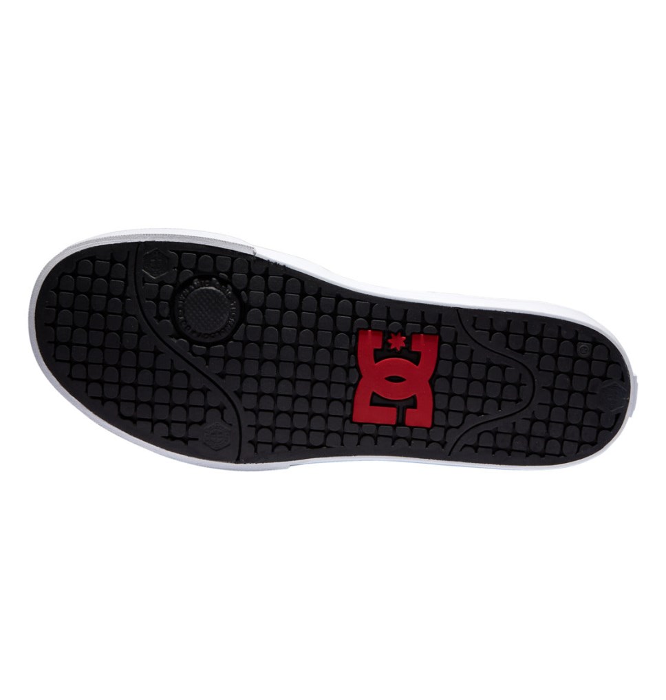 Basket DC Shoes France Pure MID Mid-Top Noir Rouge Homme | MKN-7598571