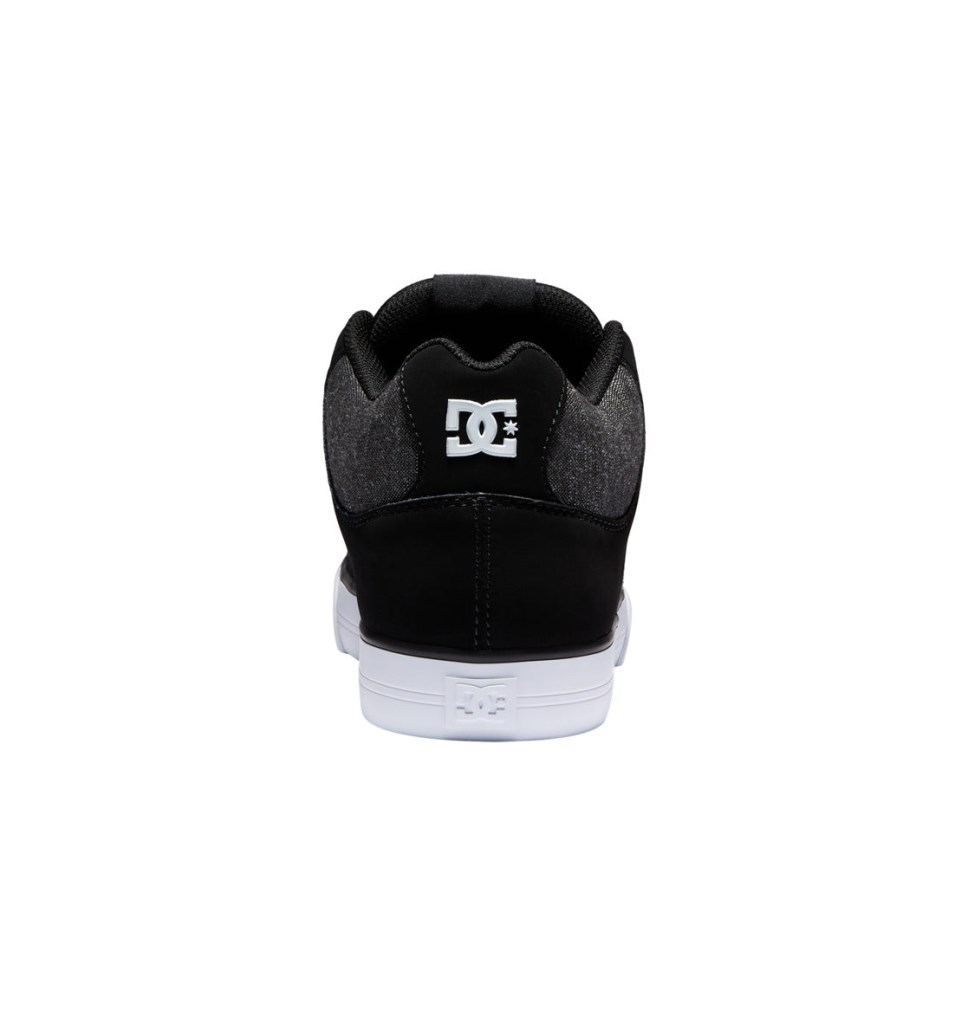 Basket DC Shoes France Pure MID Mid-Top Noir Homme | LZW-1683691