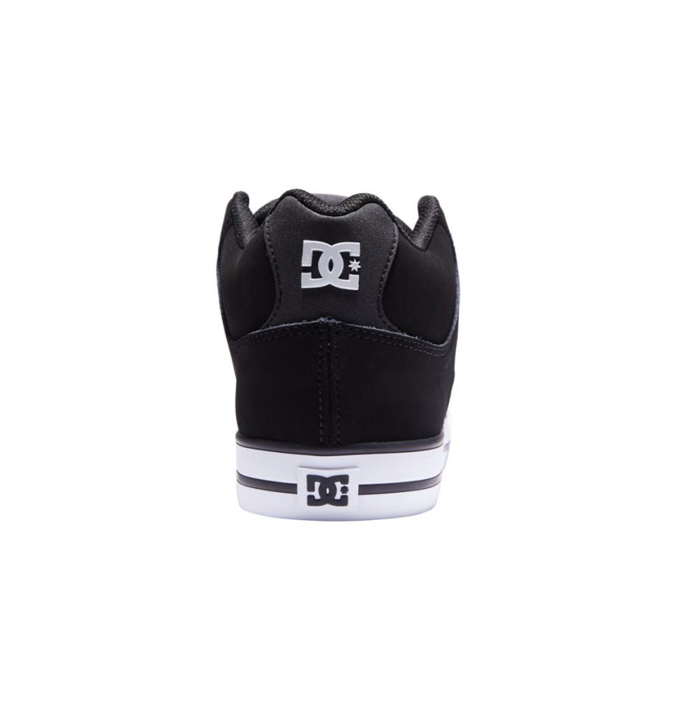 Basket DC Shoes France Pure MID Mid-Top Noir Blanche Homme | NEZ-4043268