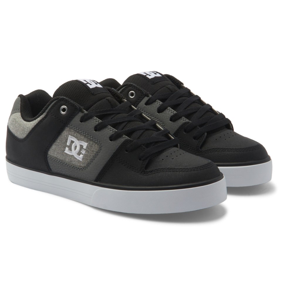 Basket DC Shoes France Pure Noir Blanche Homme | XDO-4472093