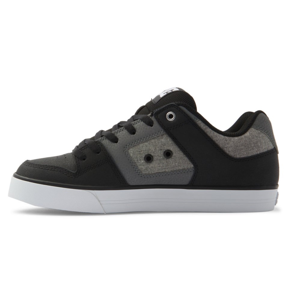 Basket DC Shoes France Pure Noir Blanche Homme | XDO-4472093