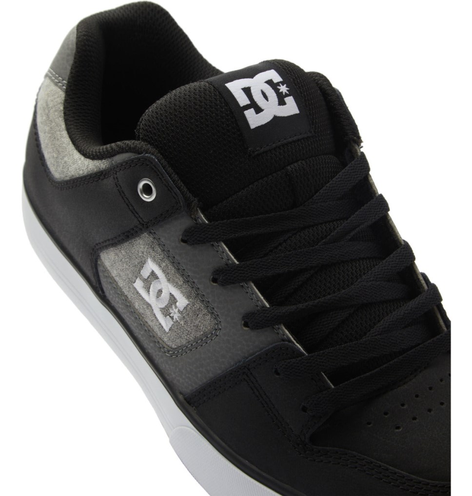 Basket DC Shoes France Pure Noir Blanche Homme | XDO-4472093