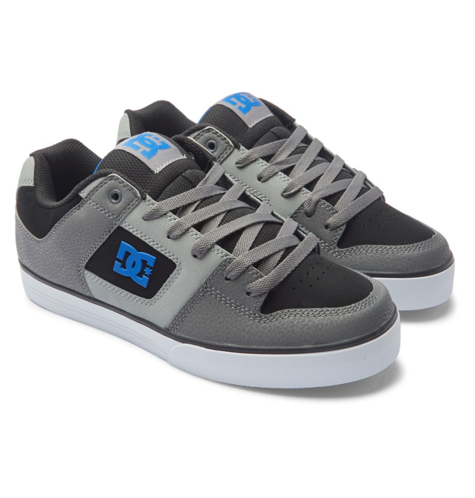 Basket DC Shoes France Pure Noir Grise Bleu Homme | TDK-2828407