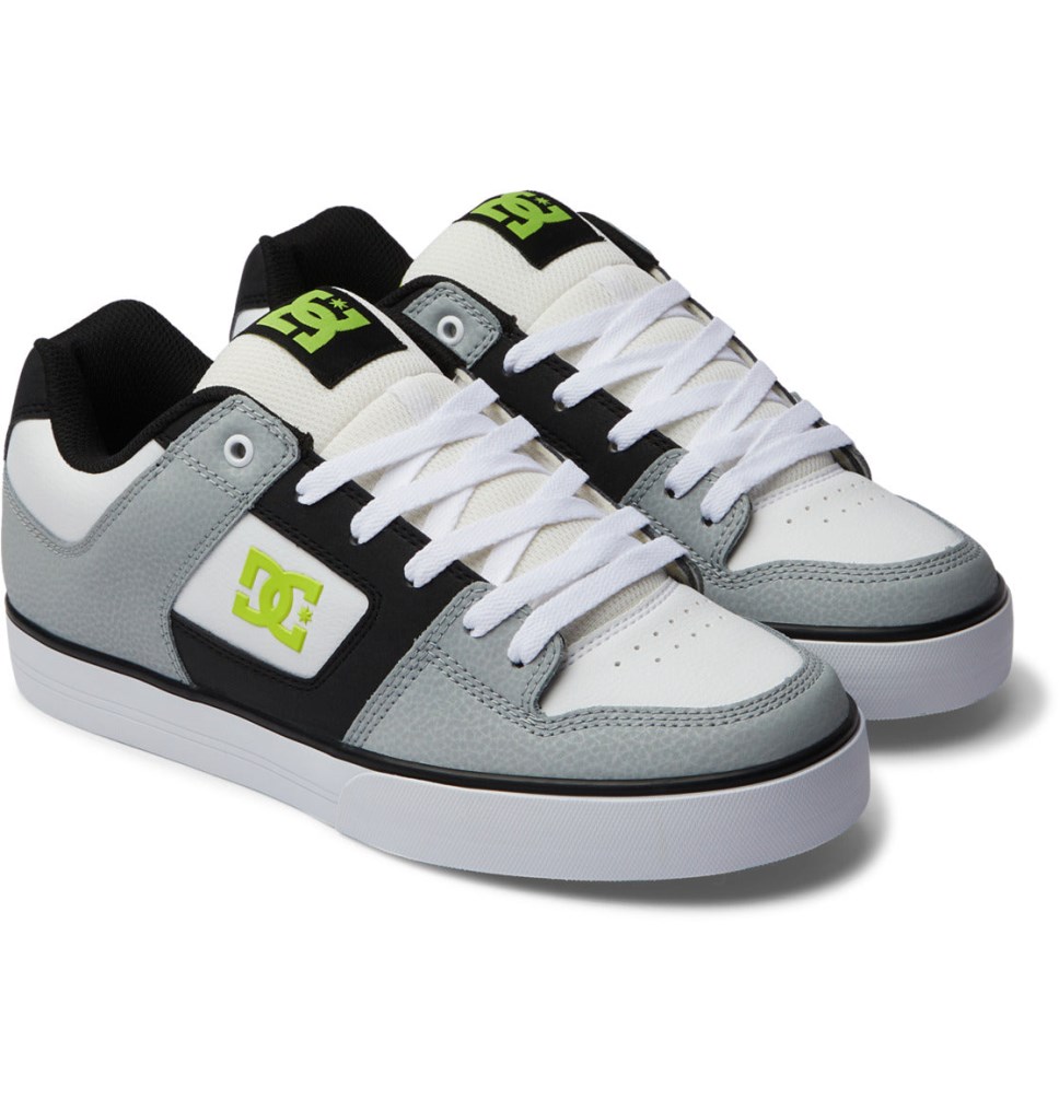 Basket DC Shoes France Pure Blanche Vert Clair Homme | JOK-6763725