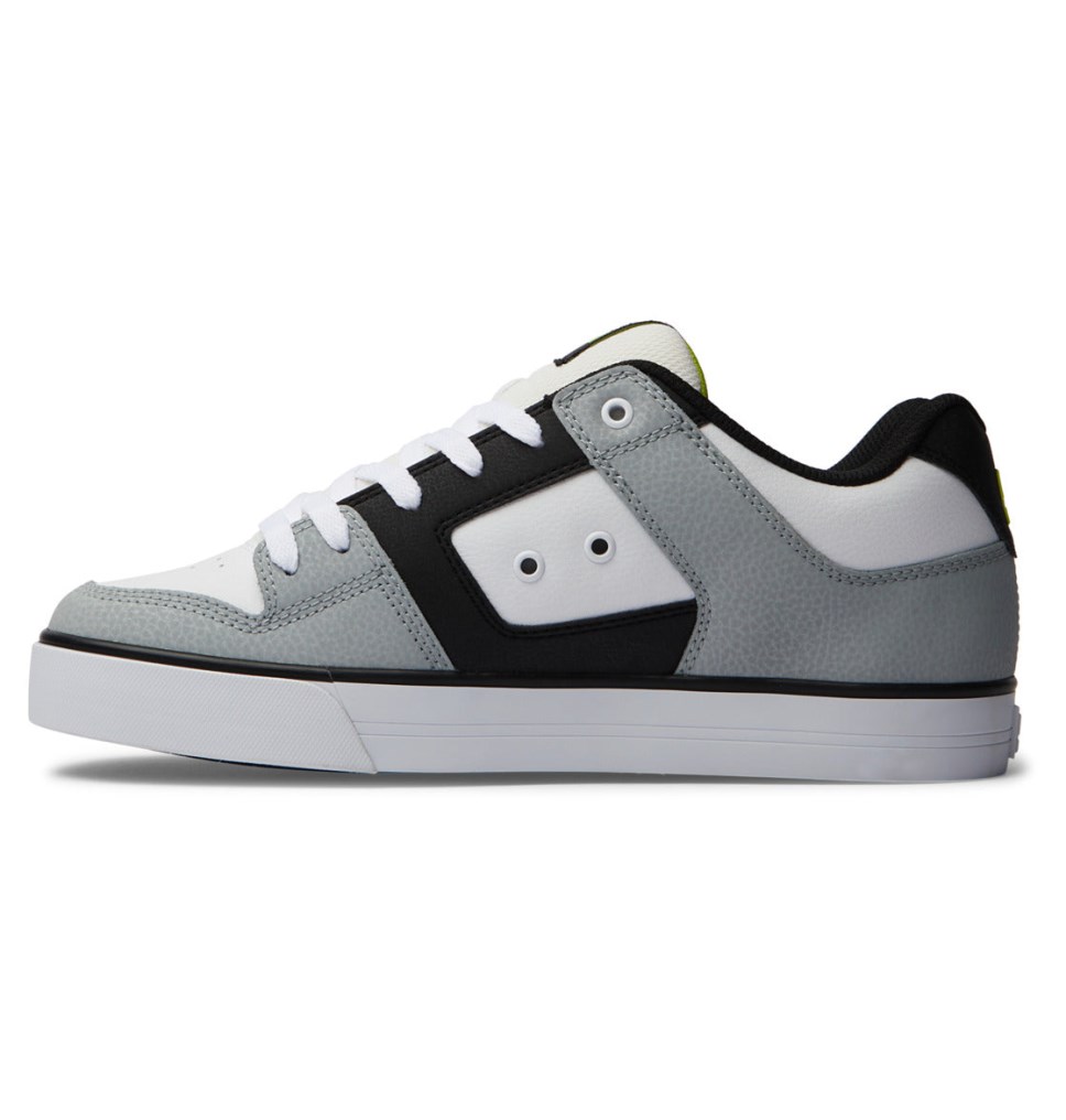 Basket DC Shoes France Pure Blanche Vert Clair Homme | JOK-6763725