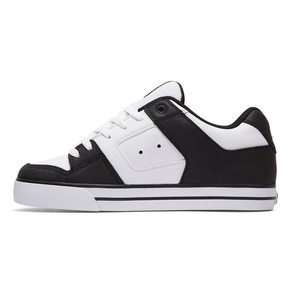 Basket DC Shoes France Pure Noir Blanche Homme | XAT-3509010