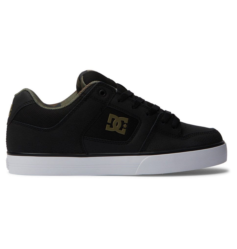 Basket DC Shoes France Pure Noir Vert Homme | NQD-6622331