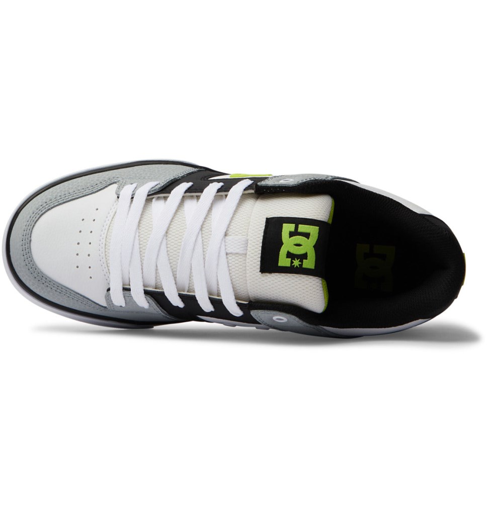 Basket DC Shoes France Pure Blanche Vert Clair Homme | JOK-6763725