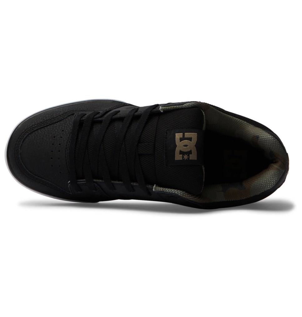 Basket DC Shoes France Pure Noir Vert Homme | NQD-6622331