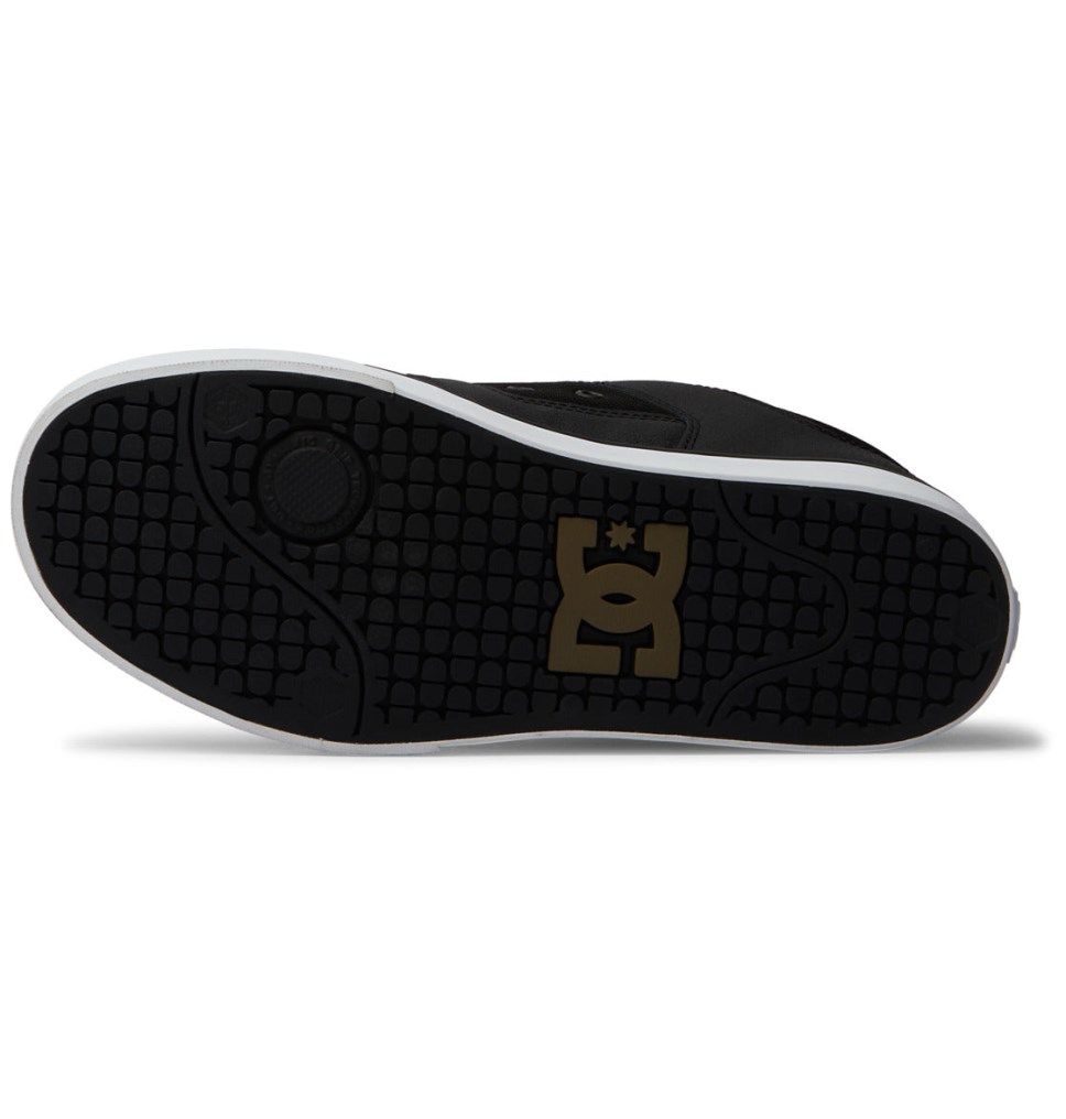 Basket DC Shoes France Pure Noir Vert Homme | NQD-6622331