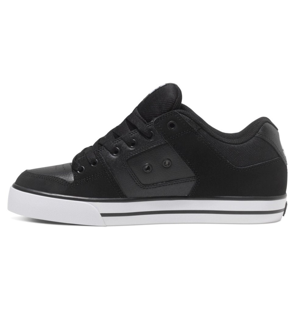 Basket DC Shoes France Pure Noir Blanche Homme | BOC-9074979