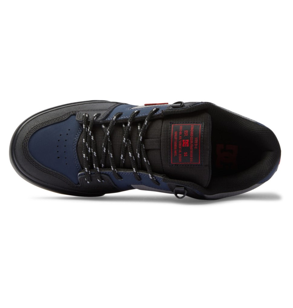 Chaussure Skate DC Shoes France Pureized Bleu Marine Noir Homme | BWK-6659708