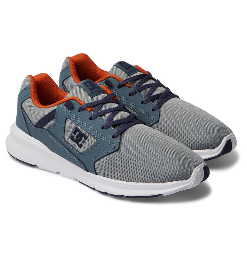 Basket DC Shoes France Skyline Lightweight Grise Bleu Grise Homme | RXK-5359858