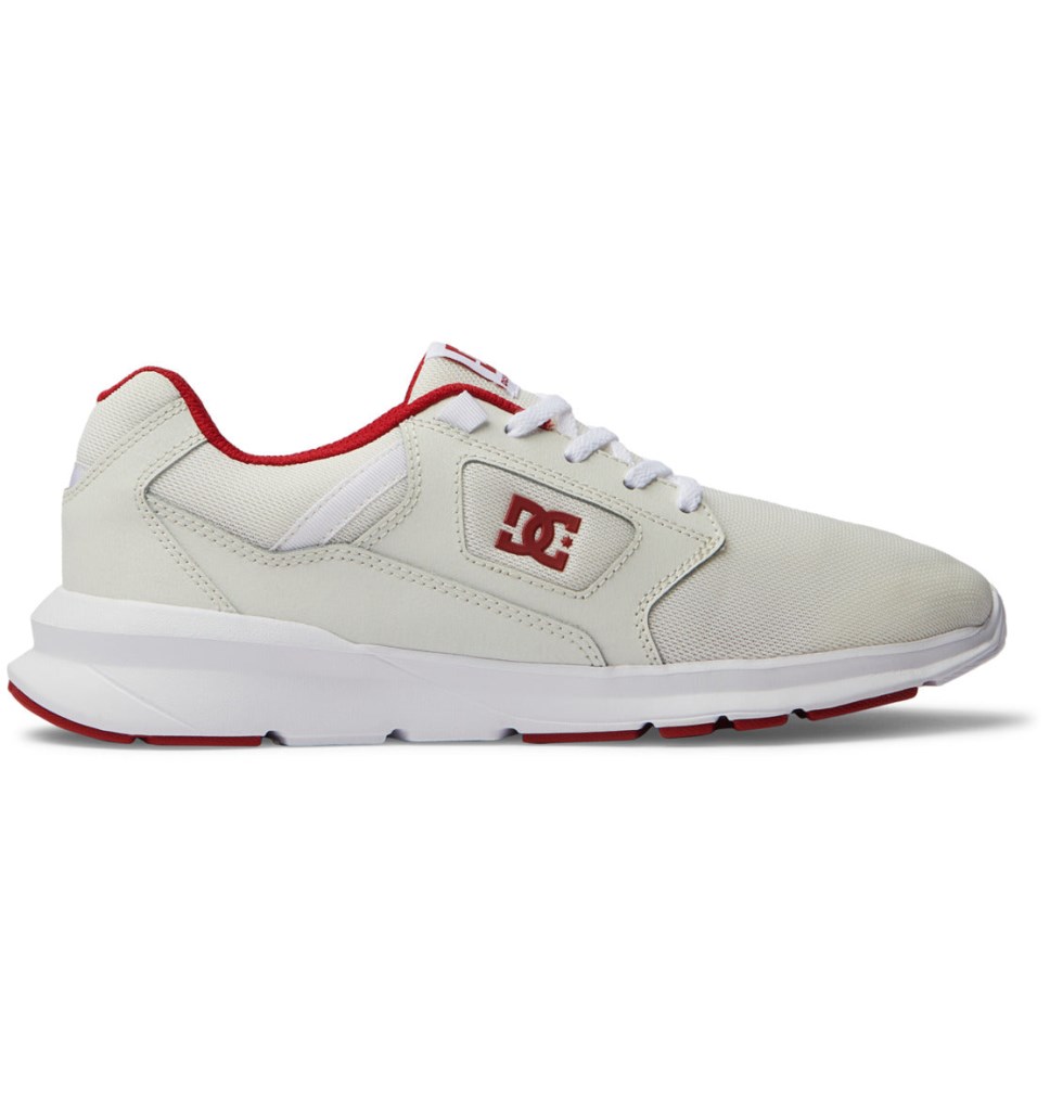 Basket DC Shoes France Skyline Lightweight Blanche Rouge Homme | HTP-5422043