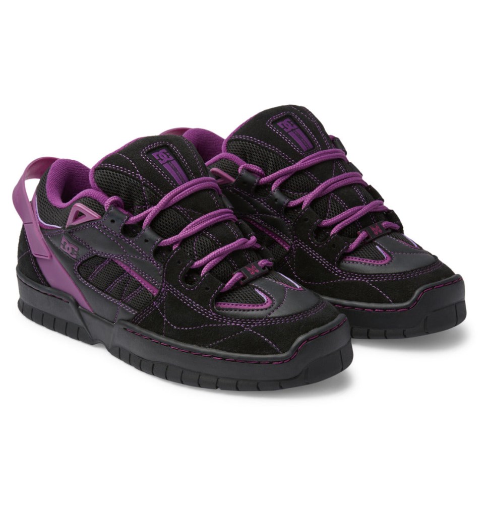 Basket DC Shoes France Spectre Needles Noir Violette Homme | TBO-5406849