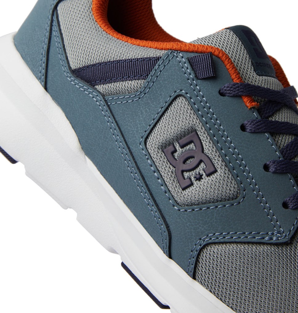 Basket DC Shoes France Skyline Lightweight Grise Bleu Grise Homme | RXK-5359858