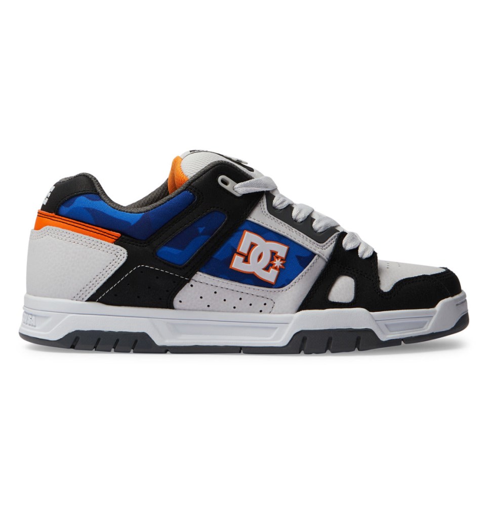 Basket DC Shoes France Stag Blanche Noir Orange Homme | XZL-9018128