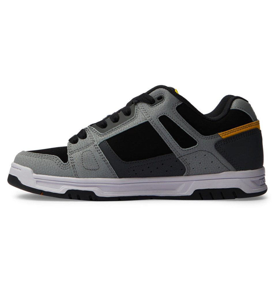 Basket DC Shoes France Stag Grise Jaune Homme | IYZ-7960261