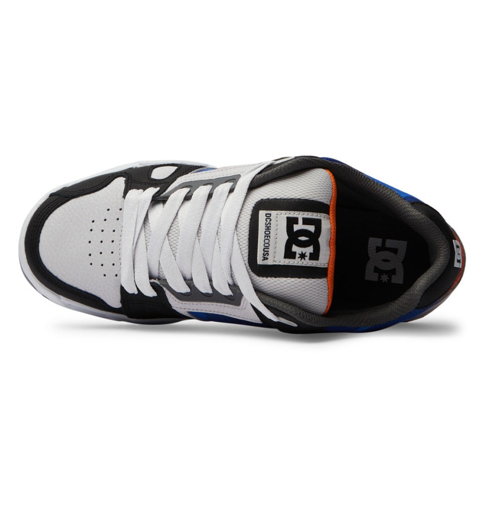 Basket DC Shoes France Stag Blanche Noir Orange Homme | XZL-9018128