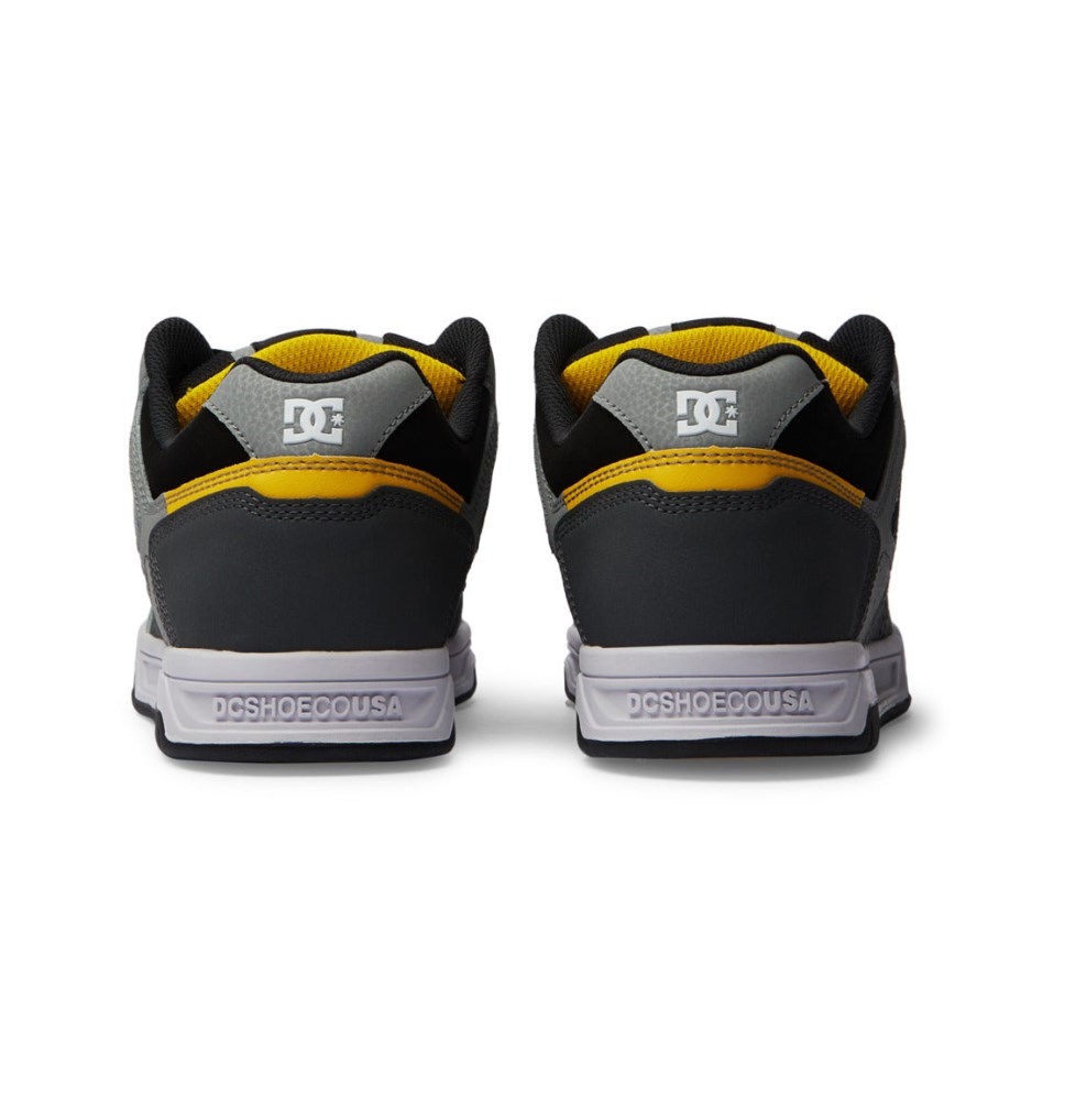 Basket DC Shoes France Stag Grise Jaune Homme | IYZ-7960261