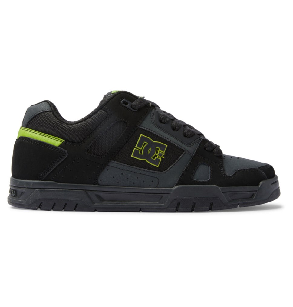 Basket DC Shoes France Stag Noir Vert Clair Homme | MKV-9932780