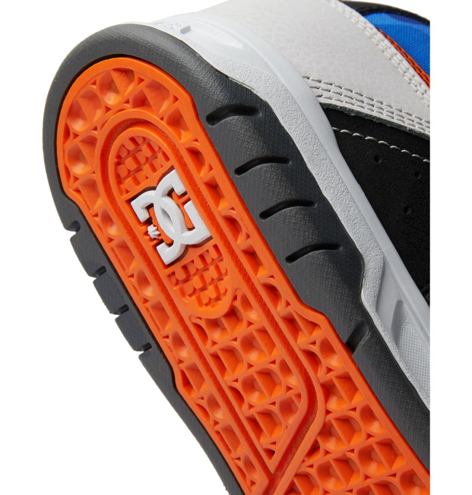 Basket DC Shoes France Stag Blanche Noir Orange Homme | XZL-9018128