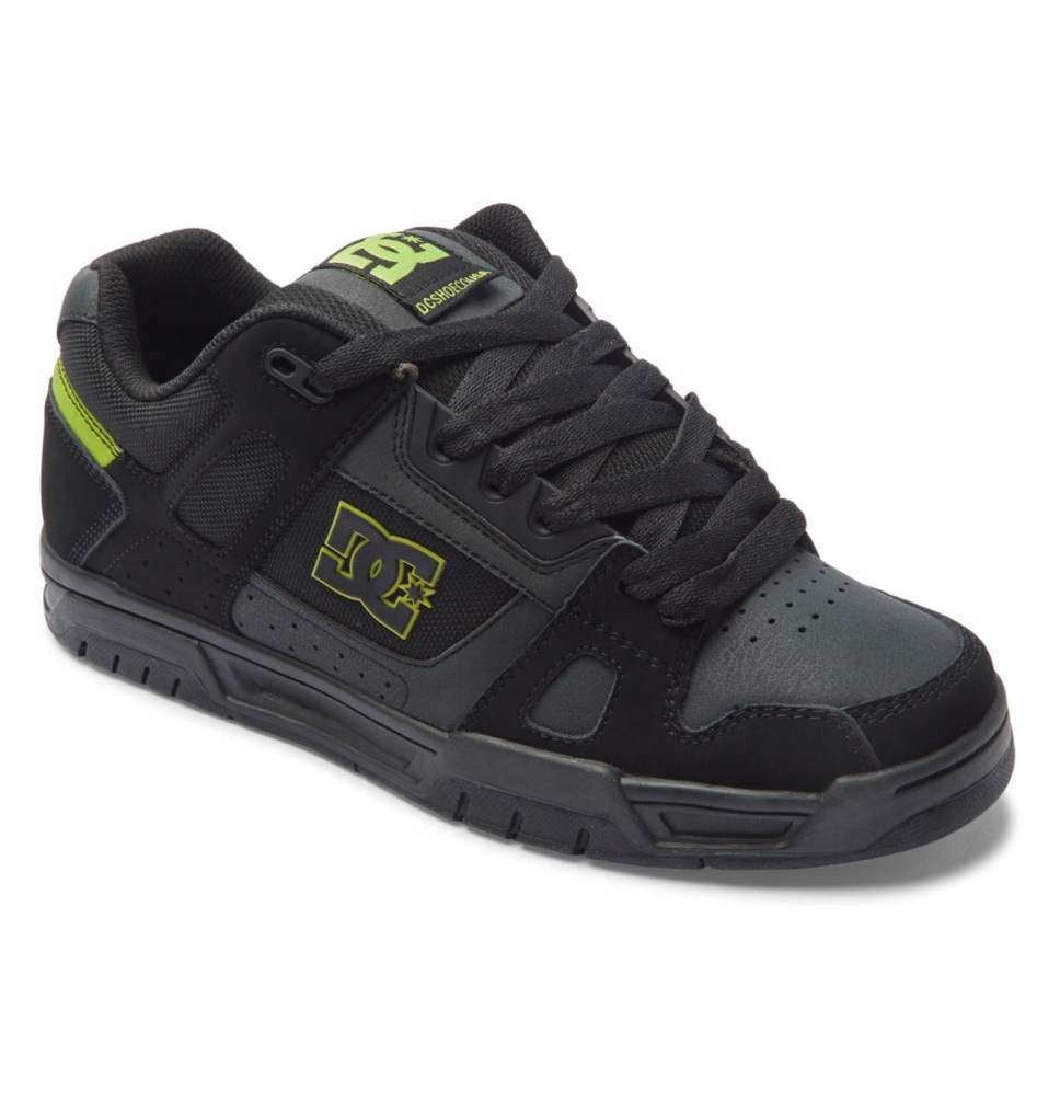 Basket DC Shoes France Stag Noir Vert Clair Homme | MKV-9932780