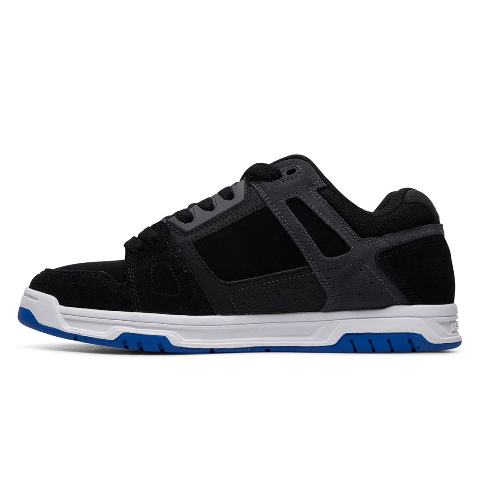 Basket DC Shoes France Stag Noir Bleu Homme | JQH-5799990