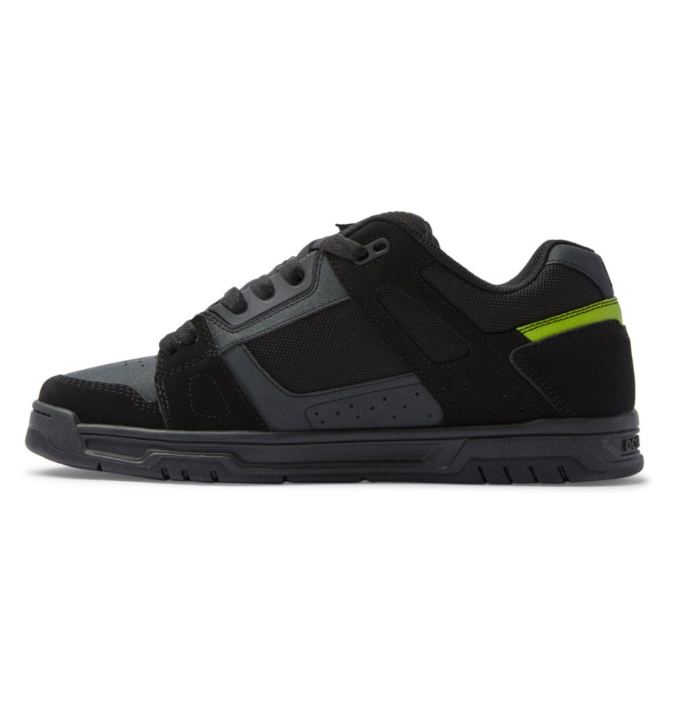 Basket DC Shoes France Stag Noir Vert Clair Homme | MKV-9932780