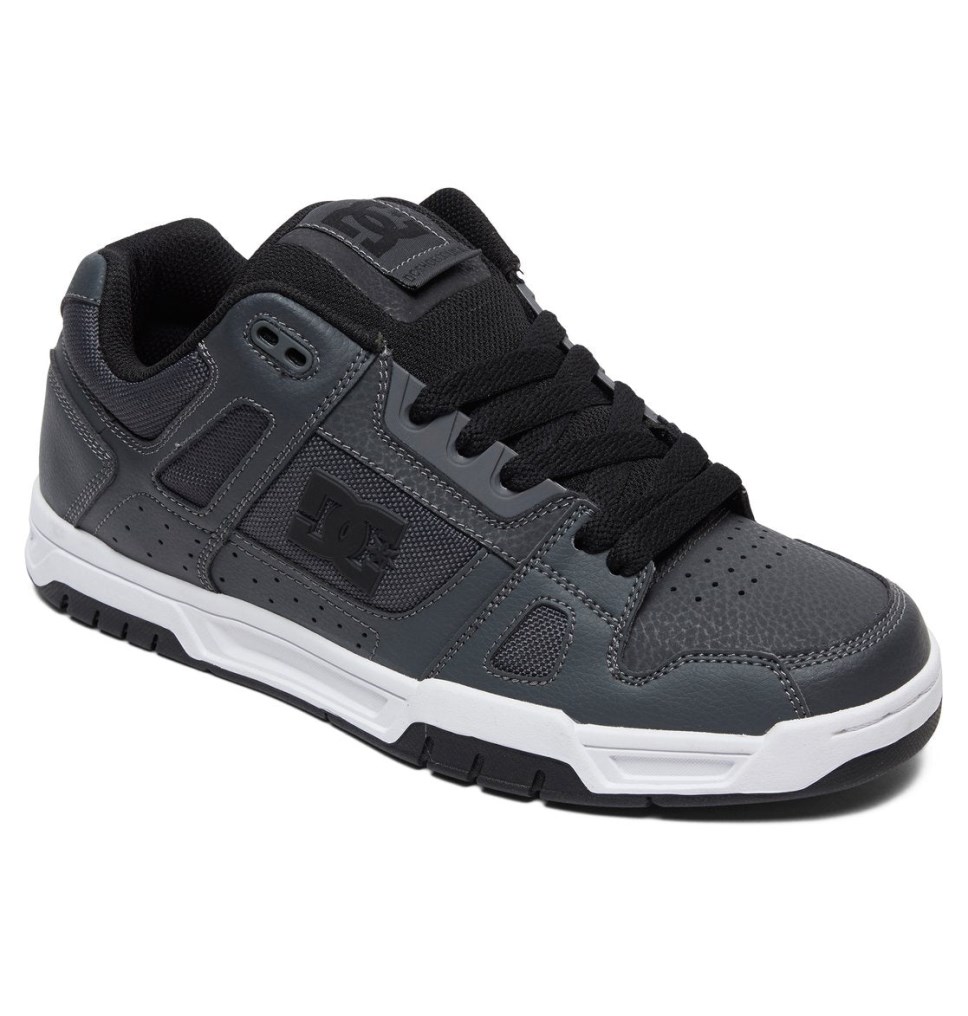 Basket DC Shoes France Stag Grise Foncé Homme | MMO-4717225