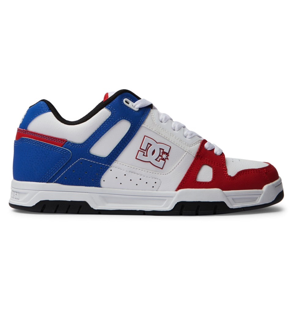 Basket DC Shoes France Stag Rouge Blanche Bleu Homme | MGC-0717473