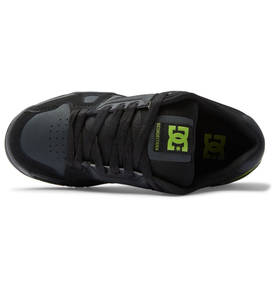 Basket DC Shoes France Stag Noir Vert Clair Homme | MKV-9932780