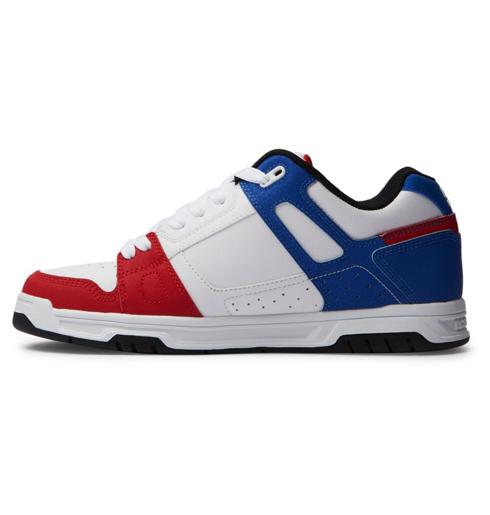 Basket DC Shoes France Stag Rouge Blanche Bleu Homme | MGC-0717473