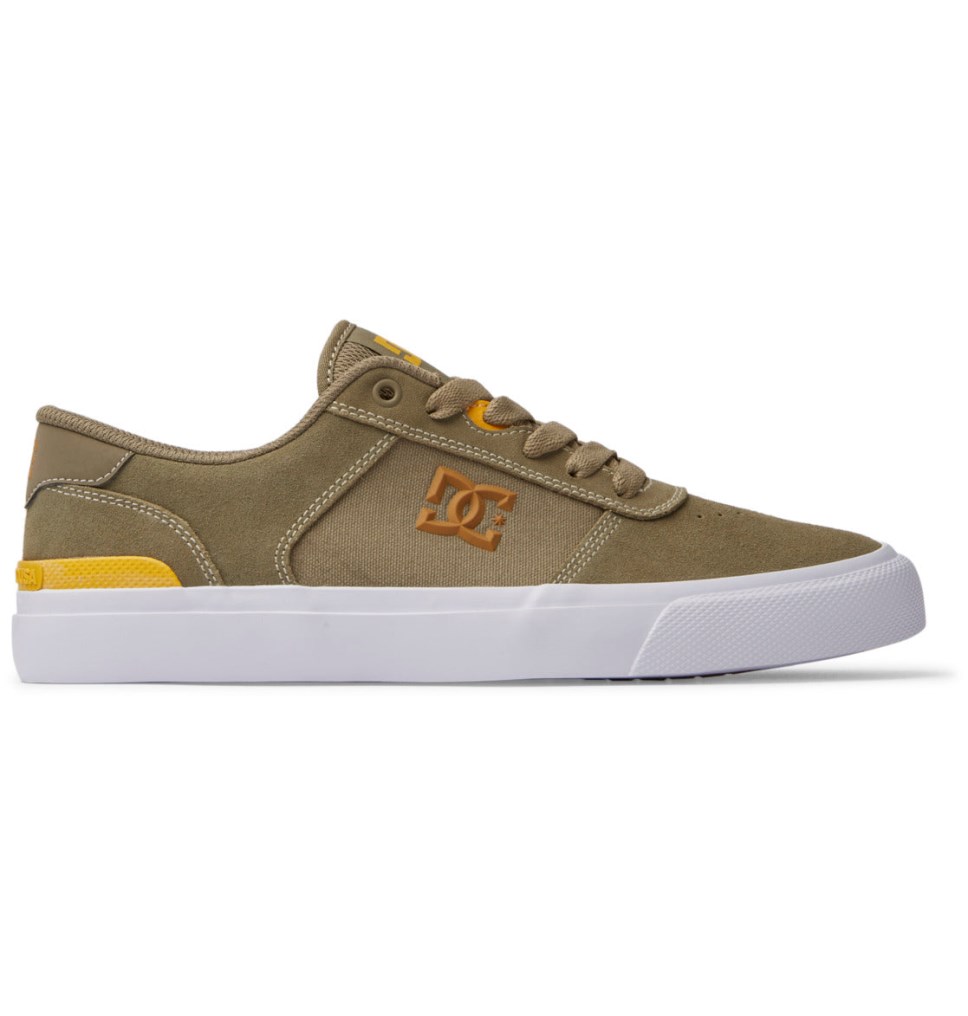 Chaussure Skate DC Shoes France Teknic S Vert Olive Homme | SAB-2456770